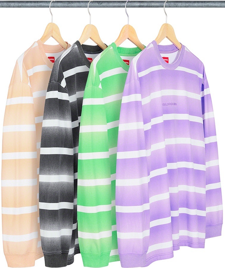Fade Stripe L/S Top